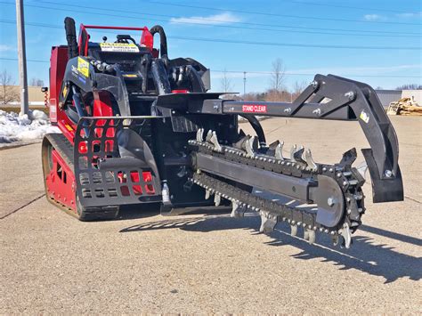 trencher skid steer rental